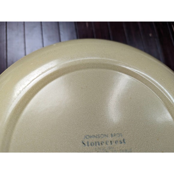 Vintage 70's MCM Stonecrest Rio Verde Plate Johnson Bros Made in England 10.75" - Picture 5 of 16
